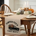 thumbnail image 3 of Thanksgiving Table Runner, Autumn Thanksgiving Kitchen Dining Table Decoration for Home Party Decor 13x90 Inches, 3 of 9