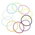 thumbnail image 1 of SEWACC 1 Ensemble Bracelets en Gelée de Silicone Colorés Design Rond Bracelets Décoratifs pour Fêtes, 1 of 8
