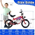 thumbnail image 2 of ICEELF 16 inch Kids Bike for Boys & Girls Ages 2-9, Bicycle with Training Wheels, Multi Color, 2 of 6