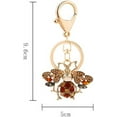 thumbnail image 3 of Key Chains for Car Keys, Cute Keychains, Alloy Diamond Bee Pendant Keychain is the Perfect Gift for Women for Any Occasion, Birthday and Anniversary Holiday, Purple, 3 of 7