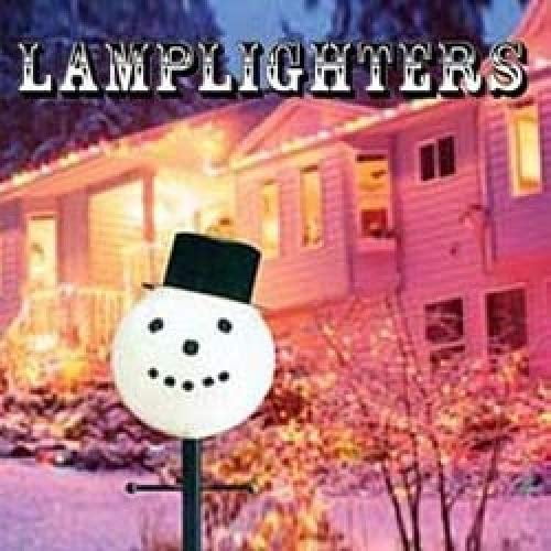 snowman head christmas outdoor light lightpost / lamppost cover