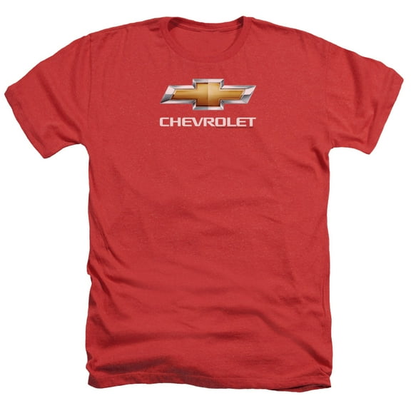 Chevrolet - Chevy Bowtie Stacked - Heather Short Sleeve Shirt - Large