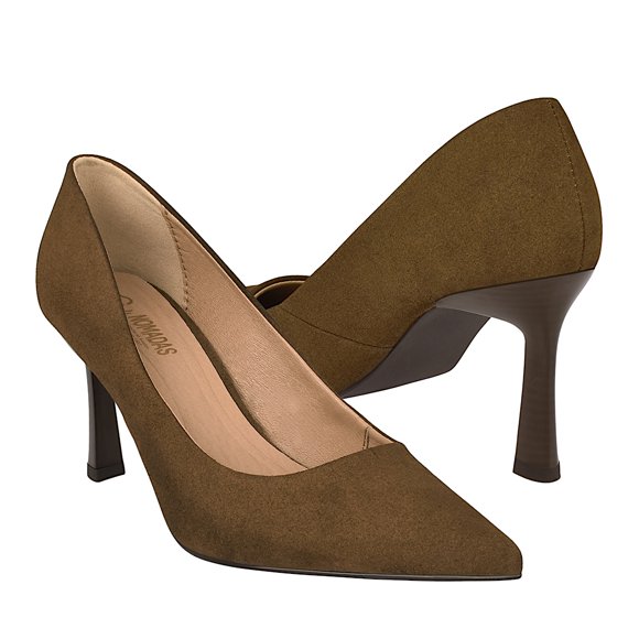 TACONES NOMADAS MUJER 70001 GAMUZA CAFÉ
