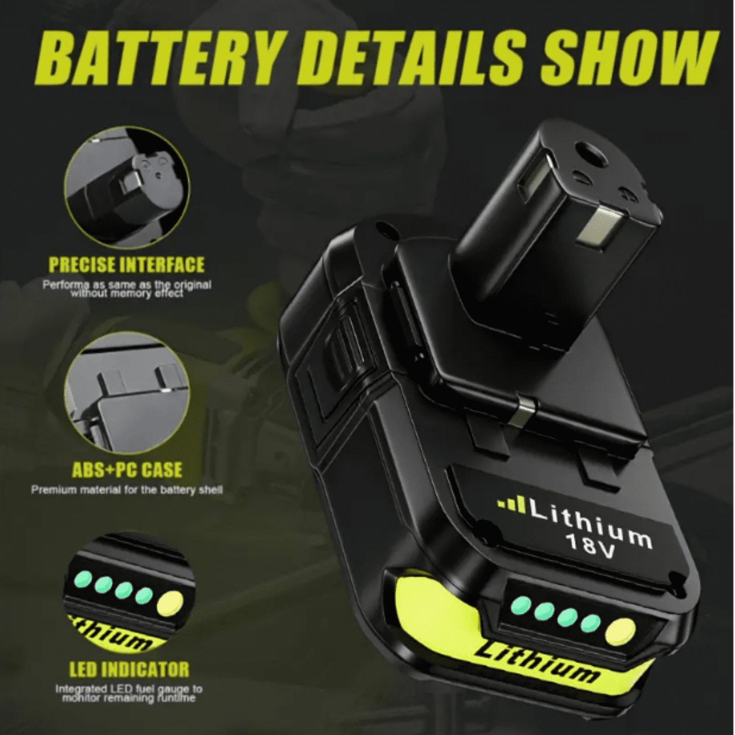 2Packs P102 3.6Ah Battery Compatible with Ryobi 18v Battery P108 P102 P103 P104 P105 P107 P109 P122 P145 Replacement 18 Volt ryobi Battery