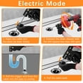 thumbnail image 5 of 25 FT Plus Double Mode Drain Snake Tools, 13-in-1 Drain Auger for Sink and Drain Unblocking, 5 of 9
