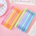 thumbnail image 5 of Yhmxh 6 Colors Double Ended Highlighters, Mild Highlighters Fluorescent Marker pen for Coloring Underlining Highlighting Broad and Fine Tips, No Bleed Assorted Quick Dry Markers for Home & Office, 5 of 6