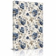 thumbnail image 2 of Canvas Wall Art Blue Gray Spring Floral Canvas Art Print Vintage Botanical Leaf Farmhouse Pictures Wall Decor for Living Room Bedroom Artwork Decorations Stretched Framed Ready to Hang 20"x30", 2 of 9