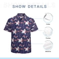 thumbnail image 7 of High Quality Hawaiian Shirts for Men Short Sleeve Aloha Beach Shirt Floral Summer Casual Button Down Shirts Blouses C5C6PV, 7 of 7