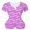 rosepink, variant on HYwys Long Sleeve Pajamas Onesies for Women V Neck Bodysuit Jumpsuit Rompers