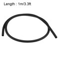 thumbnail image 3 of Uxcell 1/4-inch ID 3/8-inch OD 3.3ft Black Latex Tubing Elastic Rubber Hose, 3 of 5