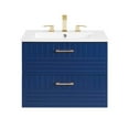 thumbnail image 4 of Modway Daybreak 24" Bathroom Vanity in Blue White, 4 of 9