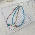 thumbnail image 6 of SIEYIO Ocean-Inspired Necklace Seashells & Starfish Beads String Collar Chain Summer Beaches Outfits Jewellery Piece for Women, 6 of 20