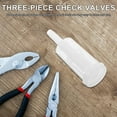 thumbnail image 2 of OULII 6Pcs Brew One-Way Valves Plastic 3-Piece Air Lock Kit for Wine and Beer Home Brewing, 2 of 6