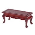 thumbnail image 1 of Esquirla Maison de Poupée Miniature 1/12 Table d'Appoint en Bois Rouge Table Basse Modèle de Mobilier Salon, 1 of 7