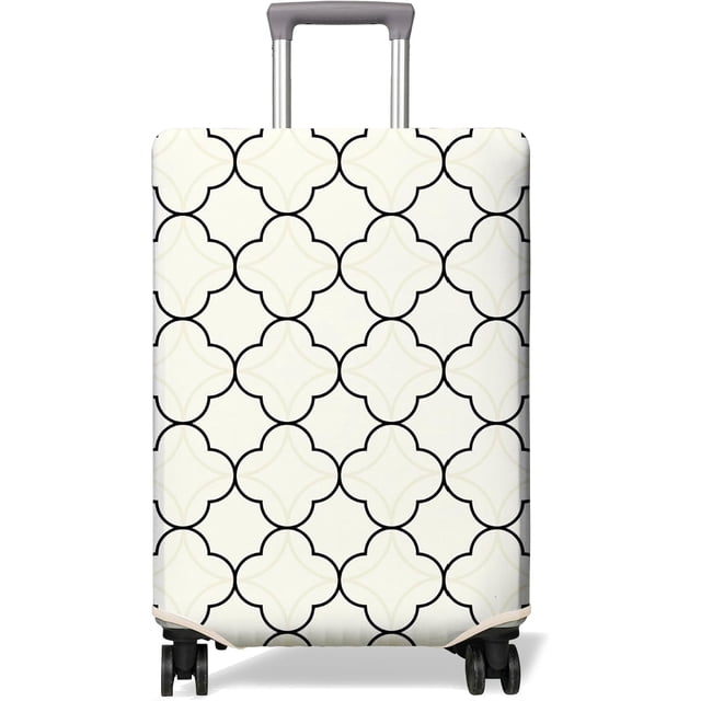 Travel Luggage Cover Suitcase Protector Fits 18-32 Inch Luggage Wheel Covers Patterned Travel Related Items Flower Luggage Protector Elastic Luggage Anti-scratch Suitcase Cover XL