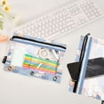 thumbnail image 2 of 2 Pack Flip Folders with Clear PVC Window Binder Pouches 3-Ring Binder Organizer for Office & Home Cute Cat Pattern, 2 of 6