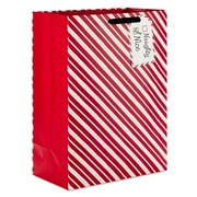 Hallmark Jumbo Christmas Gift Bag (Peppermint Stripe)