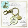 thumbnail image 6 of Father Gutsy Goodness Bronze Metal Keychain You Are The Dad Adult Male Gift Daughter Son, 6 of 8