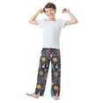 thumbnail image 2 of FORMRS Boys Pajama Pants with Pockets Size 6-8Y Kids Lounge Sleep Bottoms, Pink Christmas Splendor, 2 of 8