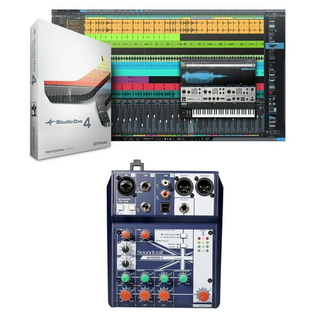 Presonus Studio One 4 Pro MIDI Recording DAW Full Software + Soundcraft (Best Daw For Live Recording)