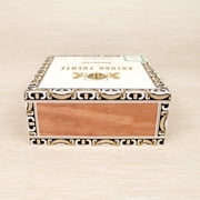 Arturo Fuente Curly Head Empty Wood Cigar Box 7.25 x 7 x 3