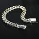 thumbnail image 5 of Pulsera de cadena de plata sólida 925 para hombre y mujer, joyería de boda Noble, dijes de moda, regalo de cumpleaños y fiesta, 10mm, 5 of 5