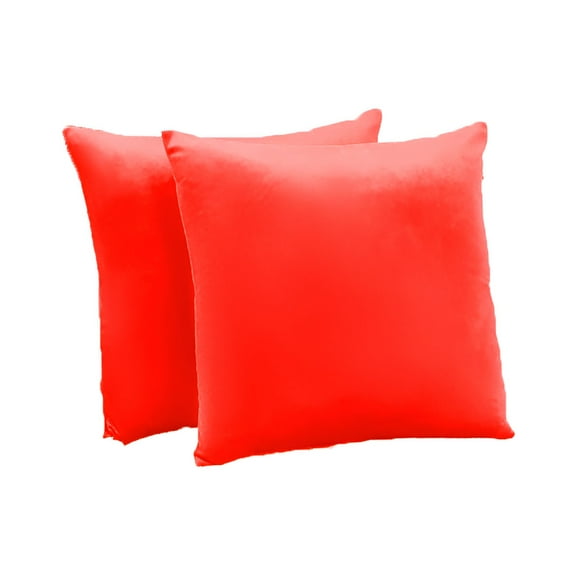 LAMIRO Pack of 2 Velvet Throw Pillow Cover Soft Decorative Square Cushion Cover for Couch Sofa Bed Livingroom Car,22x22"