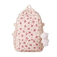 thumbnail image 3 of Middle School High School Backpack with Delicate Floral Print Lightweight Adjustable Straps Elementary School Bookbag, 3 of 5