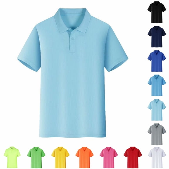 Bmisegm Womens Short Sleeve Tops Summer Casual Button Down Solid Color Henley Shirt T Shirt Womens Tops
