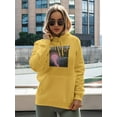 thumbnail image 2 of Retro Aesthetic Mountains Hoodie Women -Image by Shutterstock, Female XX-Large, 2 of 4