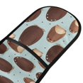 thumbnail image 2 of Dailycode Double Sided Oven Mitt with Loop Heat Resistant Kitchen Long Potholders 7" x 35" Cartoon Thin Hamster, 2 of 6