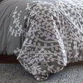 thumbnail image 3 of City Scene Branches Cotton Comforter Set, King, Gray, 3 of 4