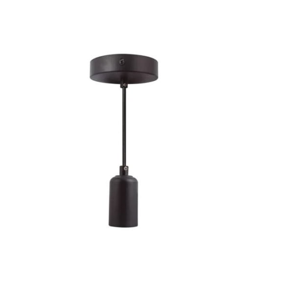 Lámpara Techo Candil Base E27 Aksi Bassic Negro