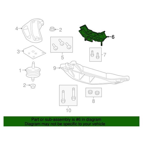 GM 92237122 Mount Asm-Trans