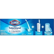 Clorox Original Cleaning System, ToiletWand, Storage Caddy, 6 Refill Heads (Package May Vary)