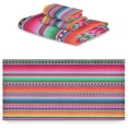 thumbnail image 2 of Dreamtimes Mexican Blanket Stripes Towel Set of 3, Highly Absorbent Soft Towels with Bath Towel, Hand Towel and Washcloth for Bathroom Hotel Gym Spa, 2 of 7