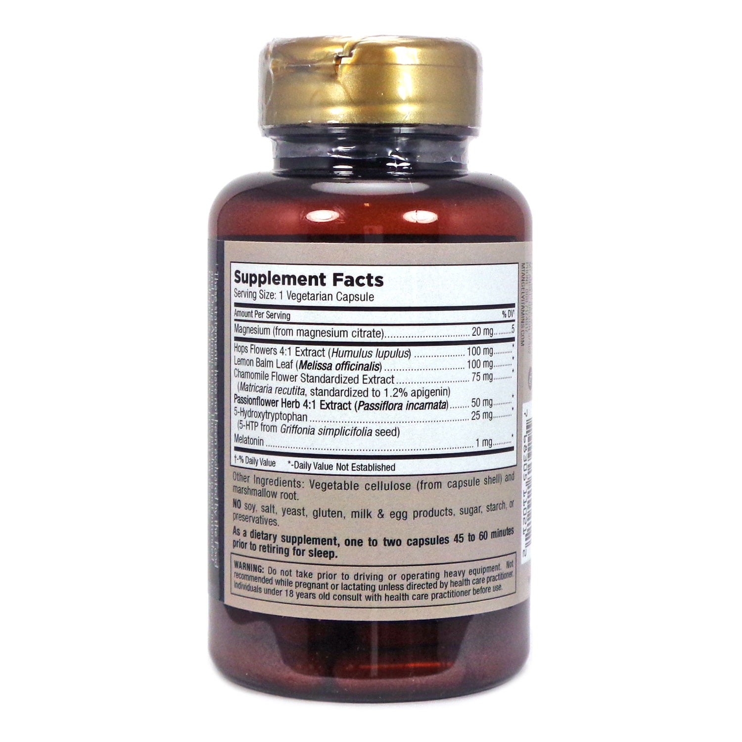 Mt. Angel Vitamins - Natural Sleep Support - Sleepy Sleep - 60 Capsules