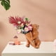 thumbnail image 4 of Jarrón de oso creativo Estatua pintada Jarrones decorativos Maceta de plantas Soporte de decoración de jardín Arte para decoración para hogar marrón Soledad Florero con figura de oso, 4 of 10