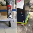 thumbnail image 2 of 2Piece Stainless Steel Toggle Lever Tensioner Set with Keyhole, Adjustable Crate Lock for Boxes, Cupboards, Drawers, Doors, Windows, 2 of 5