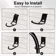 thumbnail image 4 of Slatwall Bike Hooks, Heavy Duty Bicycle Hangr with PVC Coating, Wall Mount Vertical Bicycle Storage Rack - 2 Pack, 4 of 6