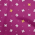 thumbnail image 1 of oneOone Georgette Viscose Fuschia Pink Fabric Floral & Quilting Supplies Print Sewing Fabric By The Yard 42 Inch Wide, 1 of 6
