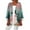 Light pink, variant on Women's Casual and Fashionable Christmas Printed Lightweight Mid-Length Jacket Cardigan, for Spring and Fall Wear,Khaki,M