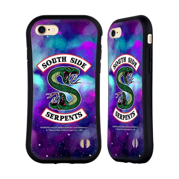 Head Case Designs Officially Licensed Riverdale South Side Serpents Nebula Logo 1 Hybrid Case Compatible with Apple iPhone 7 / 8 / SE 2020 & 2022