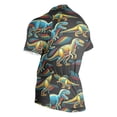 thumbnail image 3 of joogoo Dinosaur Pattern Men's Cycling Jerseys Mountain Bike Short Sleeve Tops M, 3 of 7