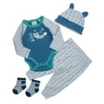 thumbnail image 2 of Reborn Baby Doll Clothes for 17-22 inch Reborn Dolls Cute Little Fox Design Fake Baby Blue Clothes Set Baby Doll Clothes 4 Pieces of Pack GloTide, 2 of 7