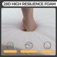 thumbnail image 4 of Outdoor Chair Cushion 18x18x3 Inch, Water-Resistant Fade-Resistant Patio Seat Cushion with Removable Cover & Adjustable Ties, 4 of 9