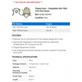thumbnail image 2 of Timing Cover - Compatible with 1968 - 1976 Ford Torino 1969 1970 1971 1972 1973 1974 1975, 2 of 2