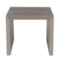 thumbnail image 2 of LeisureMod Eldert Gridiron 19" Brushed Stainless Steel Bench, 2 of 6