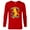New Red, variant on The Simpsons Soccer Bart Simpson Springfield United - Long Sleeve T-Shirt for Men - Customized-Athletic Heather