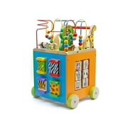 pidoko kids 2-in1 baby walker & activity bead maze cube - perfect for toddlers boys and girls 18 months and up